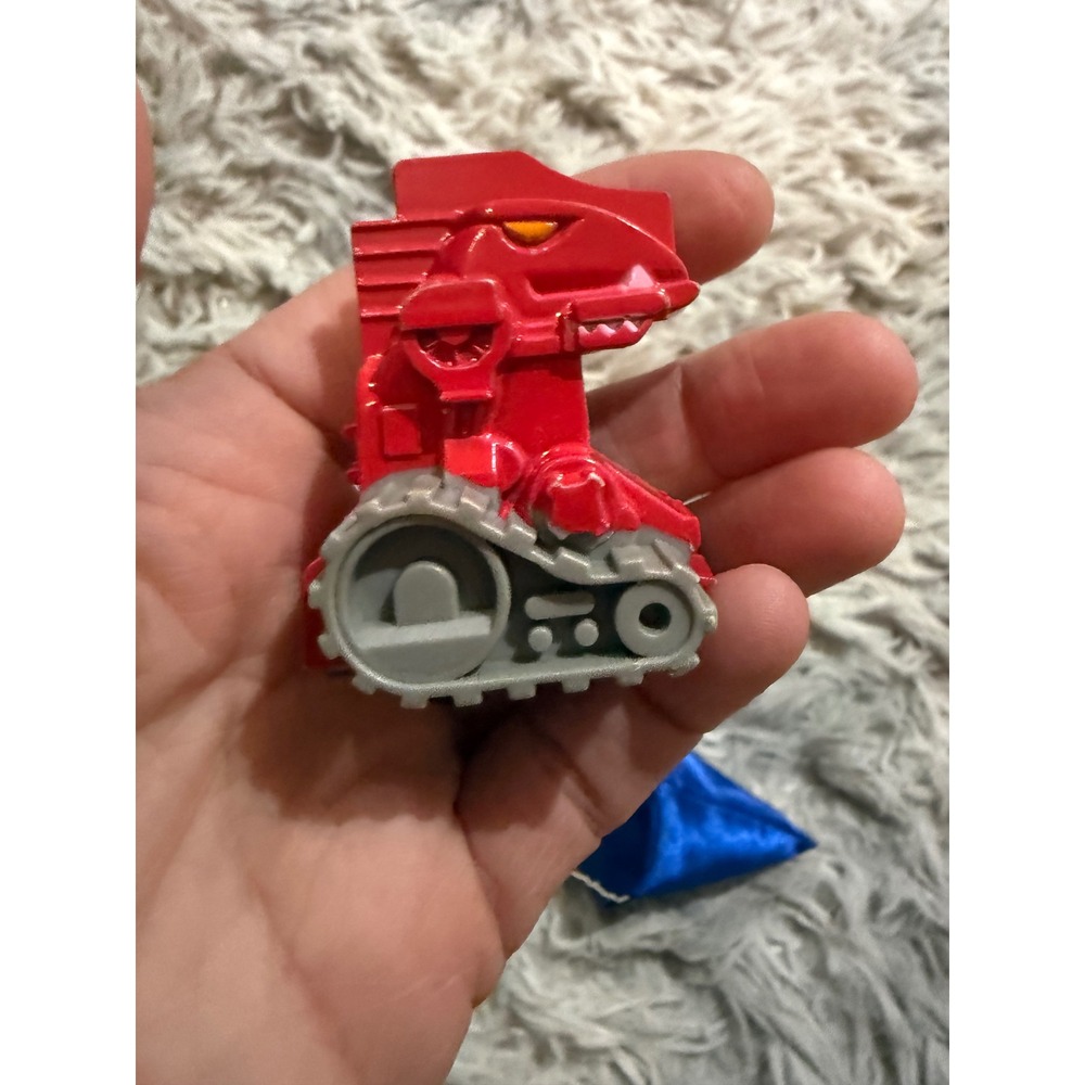 Vintage 1985 S. Colburn Red Dinosaur‎ Robot Tank Tread Toy Collectible Retro 80s